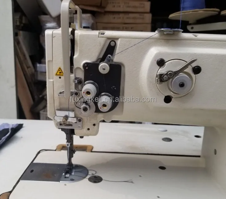 Used JUKIs DNU-1541 Walking Foot Sewing  Machine Single Needle Leather sewing machine industrial sewing machine with table
