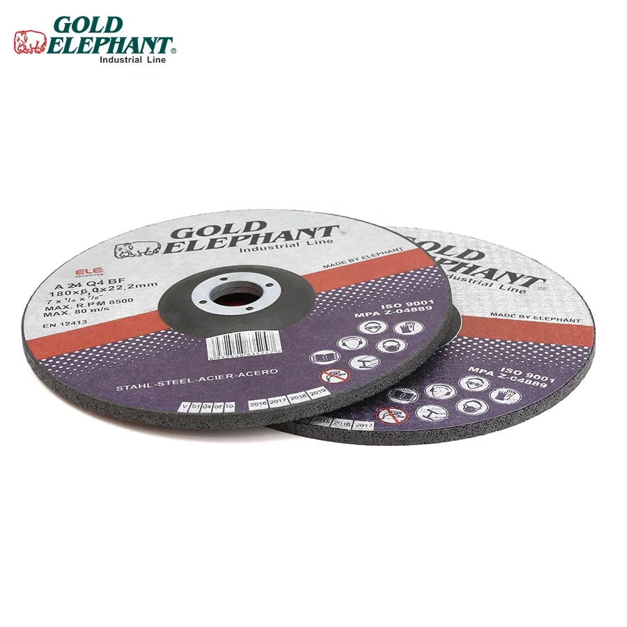 Gold Elephant high quality 6 inch grinding discs 150mm grinding wheel  for metal stainless steel
