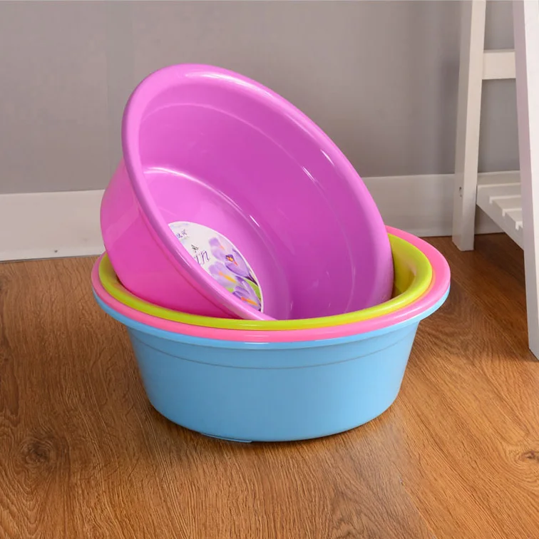 Factory hot sale plastic basin bathtub bathroom hard plastic washbasin a must-have at home