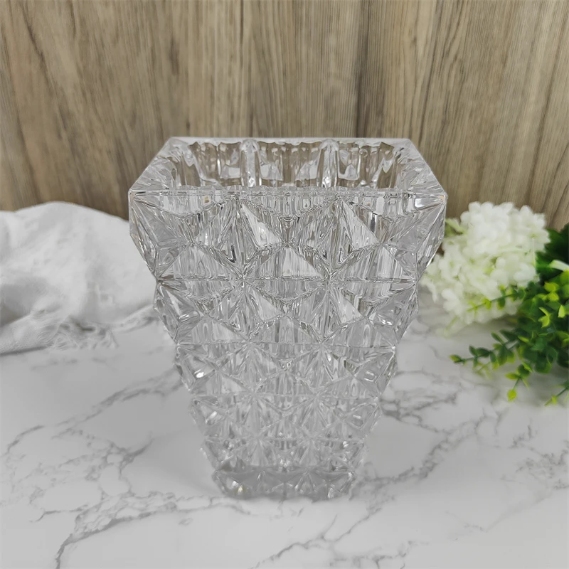 Wholesale Custom Modern Minimalist Clear Flower Glass Vases for Home