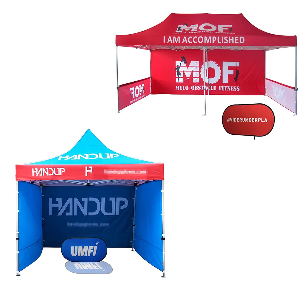 Industrial Commercial Marquee With Sidewall For Europe Market Trade Show Custom Tent With Logo 10 X 10