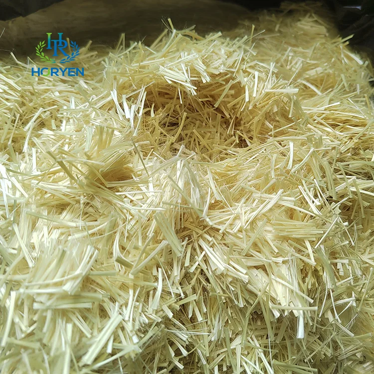 OEM Factory Sale Short Cut Aramid Fiber Para Aramid Short Cutting Fiber Chopped Aramid Fiber