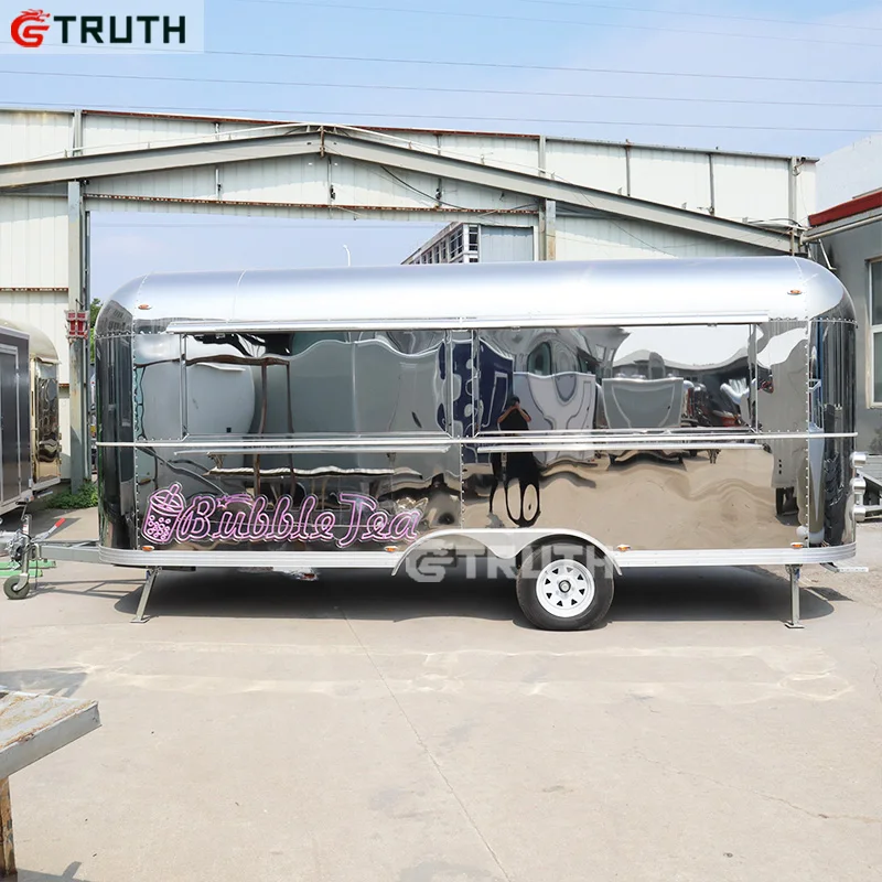 TRUTH  NEW Standard Ice Cream Truck Coffee Trailer Fully Equipped Food Concession Trailer