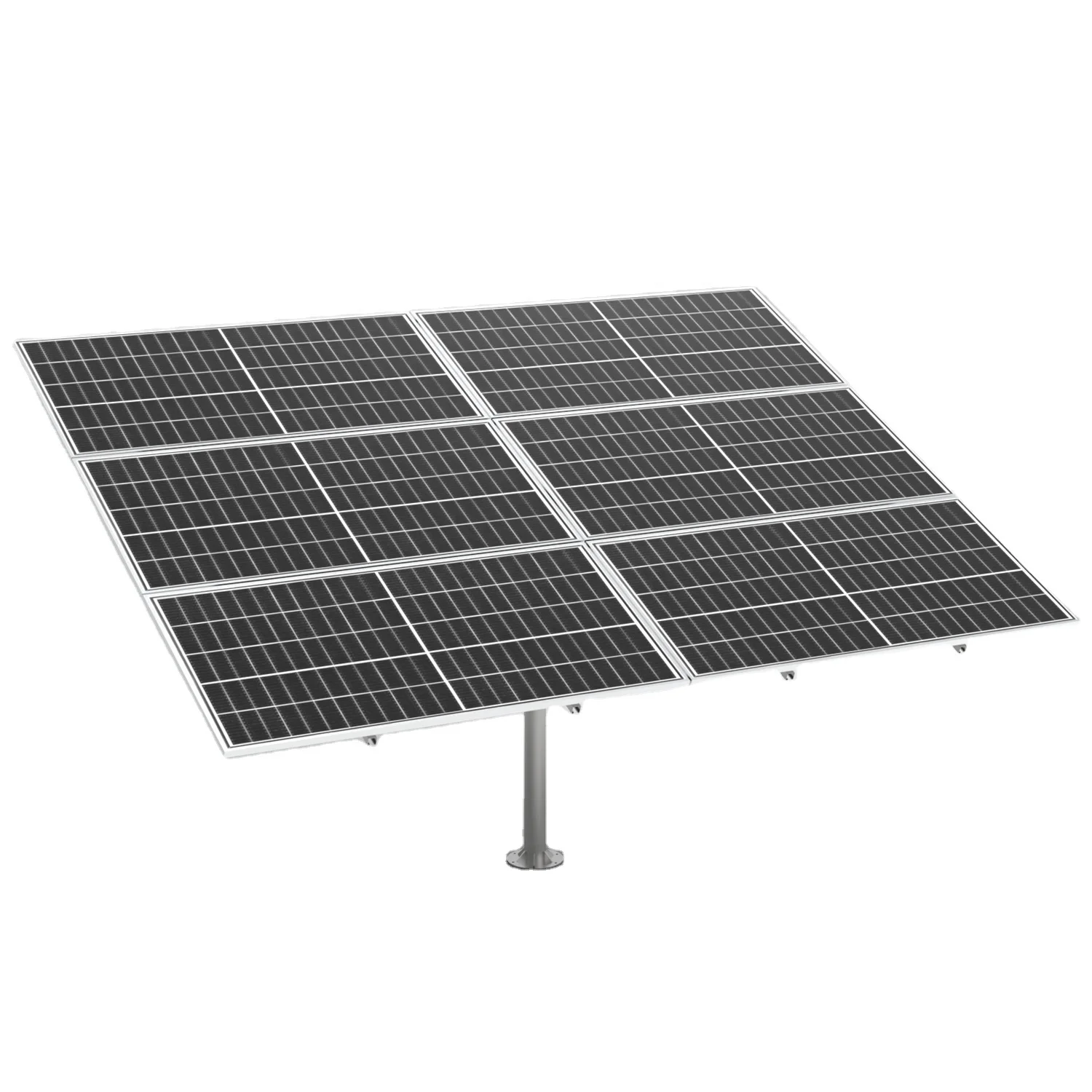 Smart Dual Axis PV Tracking System 1kW to 40kw SolarTracker Sun Power Clean Energy  Off-Grid Solar Power Generation T20