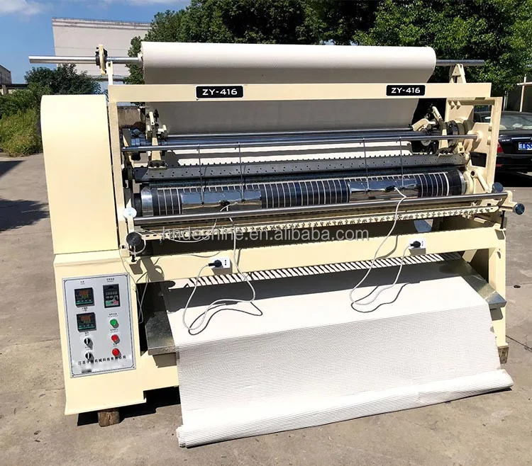Automatic Industrial Cloth Skirt Dress Curtain Pleating Machine For Fabric Textile Leather Use Fabric