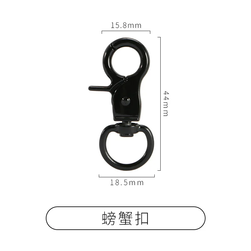 GC220850 Colorful Hobbyworker Keychain Hooks With Key Rings for Jewelry Making DIY Crafts Lobster Clasp for Keychain DIY