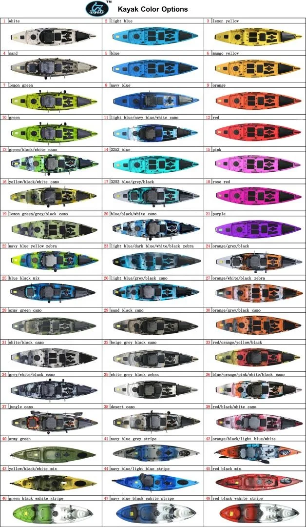 U-boat not inflatable plastic canoe three-section fishing canoe rowing 1 person boat