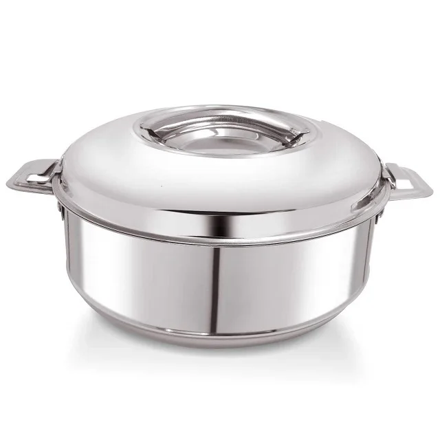 High Quality Double Wall Stainless Steel Insulated Food Warmer Hot Food Warmer Thermo Casserole Pot