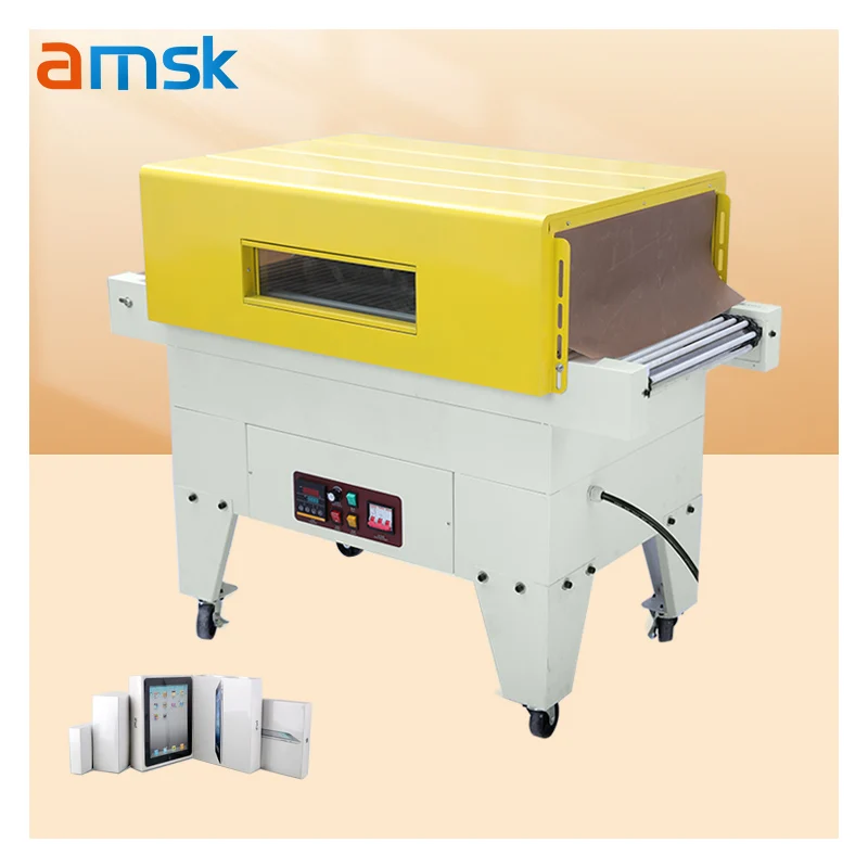 BS-G4525 Chain Air Jet Chicken Duck Mask Garbage Bag Towel Milk Powder Iron Plate Keyboard Laminated Shrinking Wrapping Machine