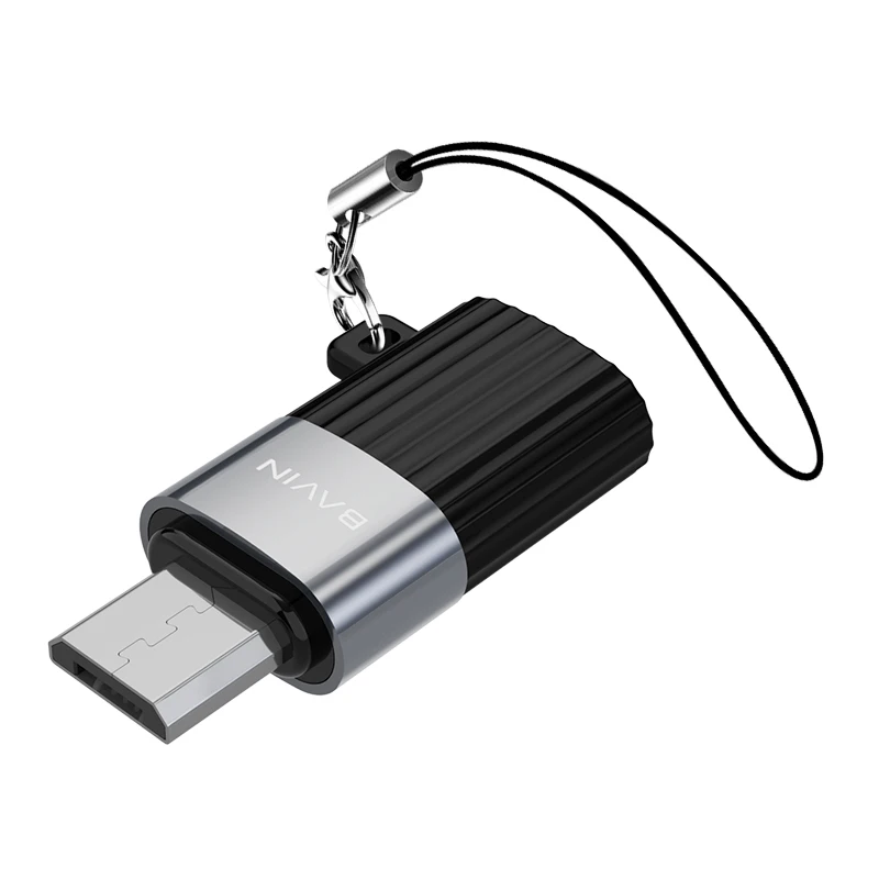 BAVIN OTG USB Flash Drive OTG-02 Charging and Data Transfer Adapter Holder Organizer for type-c to micro