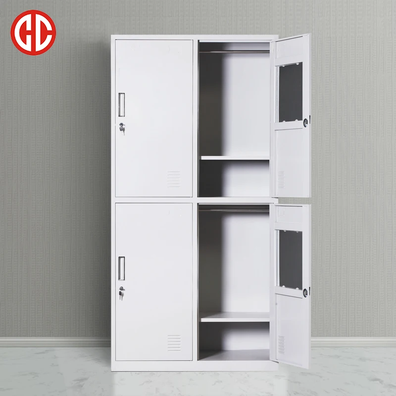 Schrank Loker Besi Armario De Almacenamiento Gym Staff Steel Storage Locker sport metal Iron 4 Door Cabinet Steel Locker