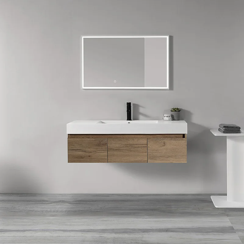 hotel furniture bathroom cabinet vanity sink solid surface stone washing basin