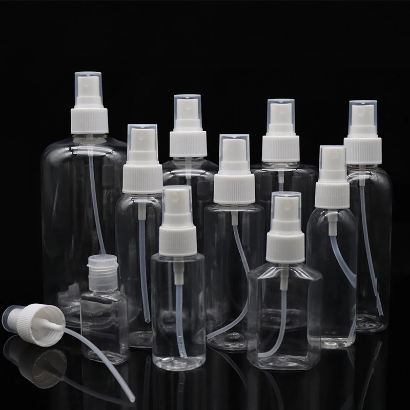 30 Ml 250ml 4 Oz 8oz Pet Amber Plastic Spery Bottol Frasco Pet Continuous Mist Spray Bottle With Pump Head