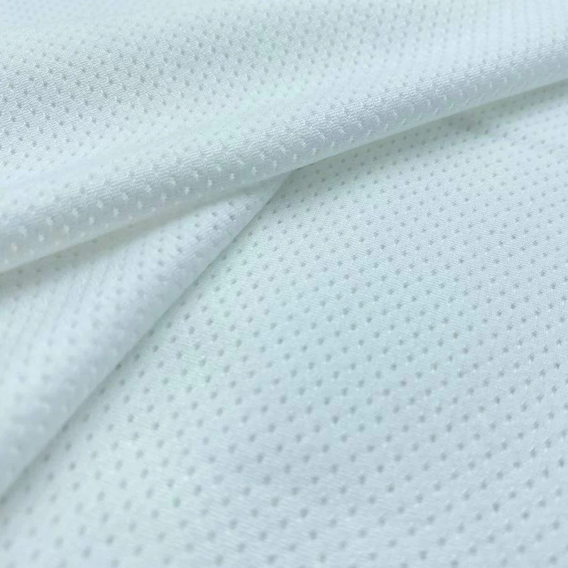 Knitted Stretch 180gsm 89% Polyamide 11% Elastane Knitting Power Net Mesh  Mesh Fabric for Sportswear