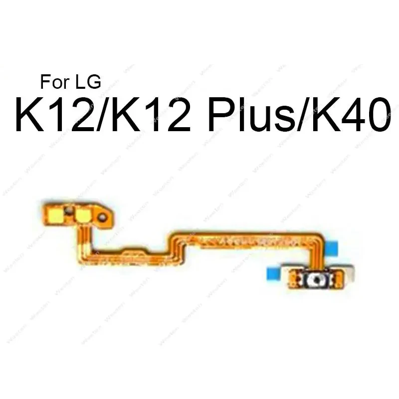 On Off Power Volume Flex Cable For LG X Power 2 X Cam K8 Plus K10 K4 K11 K12 Plus K40 K40S Power Volume Side Button Flex Ribbon