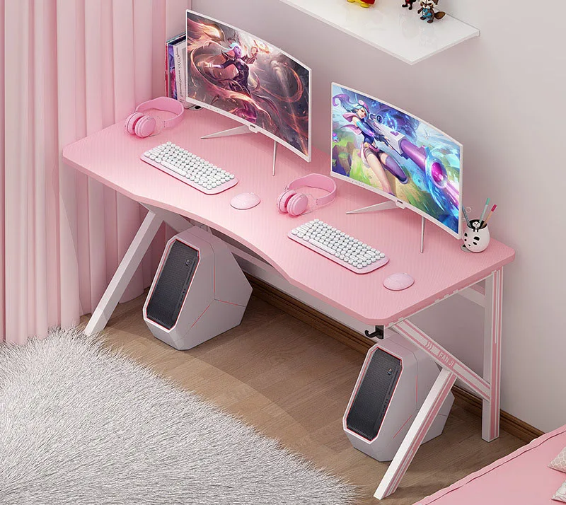 Simple Pink Metal Laptop Computer for Home Office Gaming Packed with Care via Mail