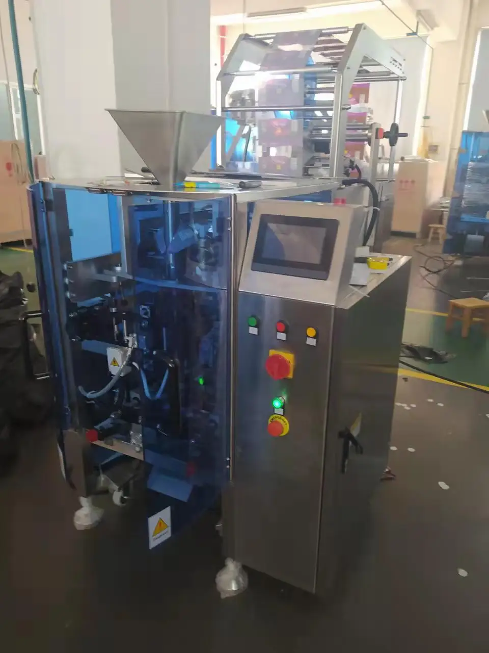 Automatic food packaging machine pet food zip-lock bag packing machine