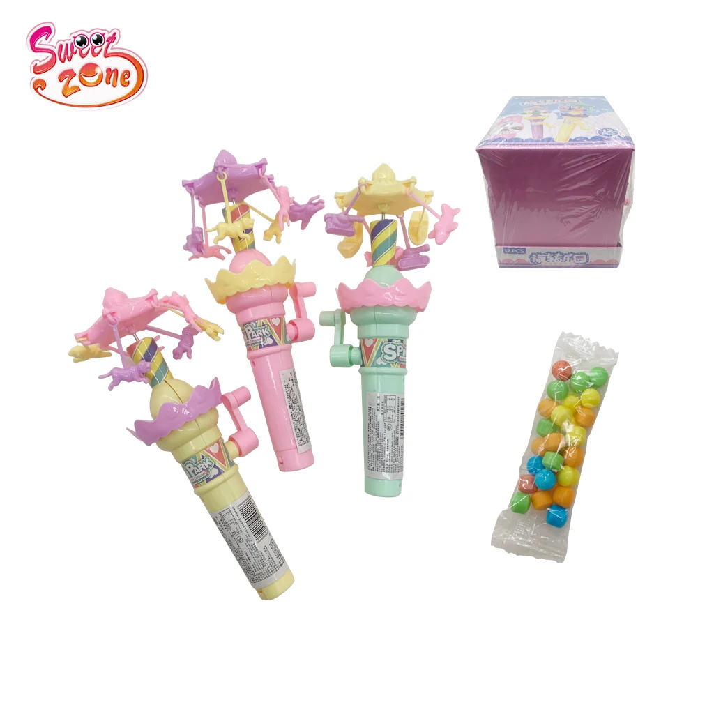 wholesale high quality toy Light Up flash toys hand shake carousel toy