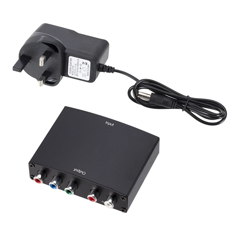 HDMI Converter to 5RCA (YPbPr)  720P /1080P for multimedia HDMI to YPbPr Component 5RCA (YPbPr) + Analog Audio(R/L) RAC