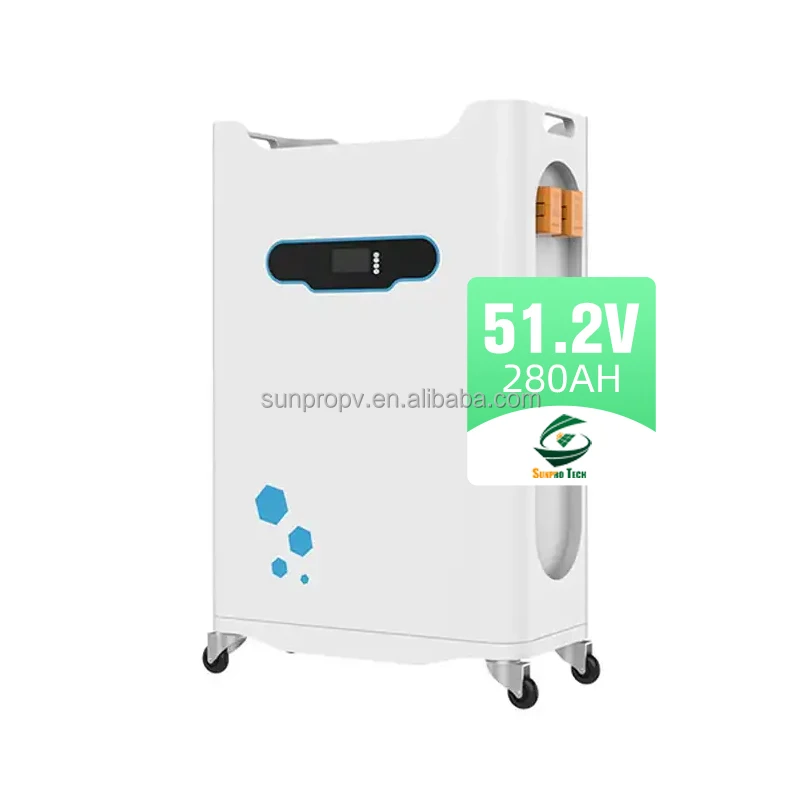 ESS 51.2v 280ah 304ah house use lithium battery 14kwh battery pack wheel version 15kwh lifepo4 battery