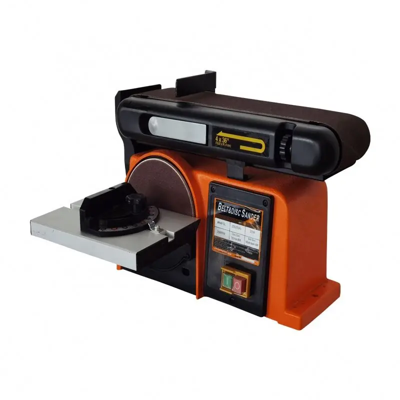 Convenient wood work combination belt and disc sander for sale