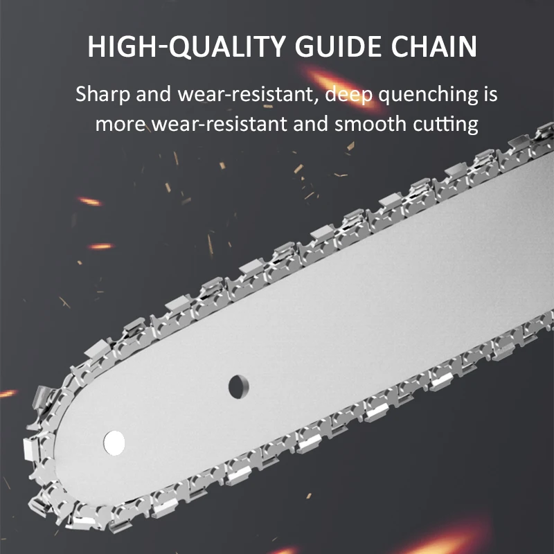 21V Mini Cordless Chainsaw 6 inch Portable Electric Saw Pruning Garden Power Tool for Makita Battery Woodworking Logging