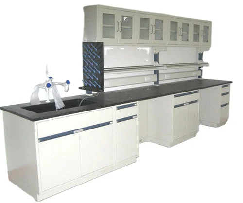 Steel workbench designs chemistry with sink Lab table