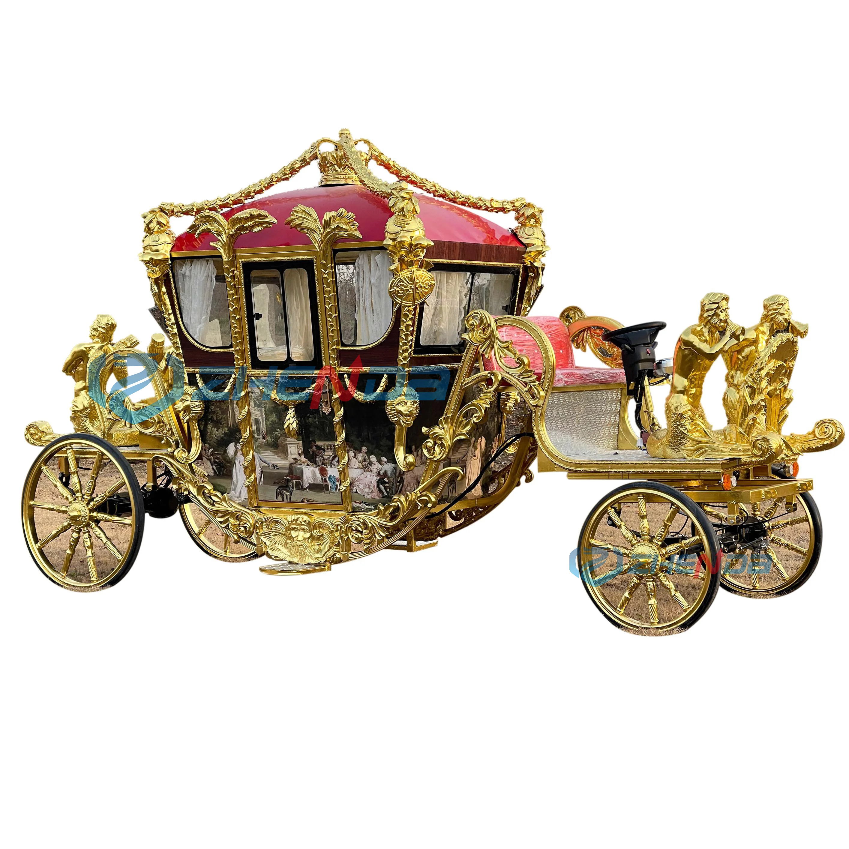 High-quality sightseeing royal carriage/luxury wedding electric carriage sells well/wedding hotel high-grade carriage