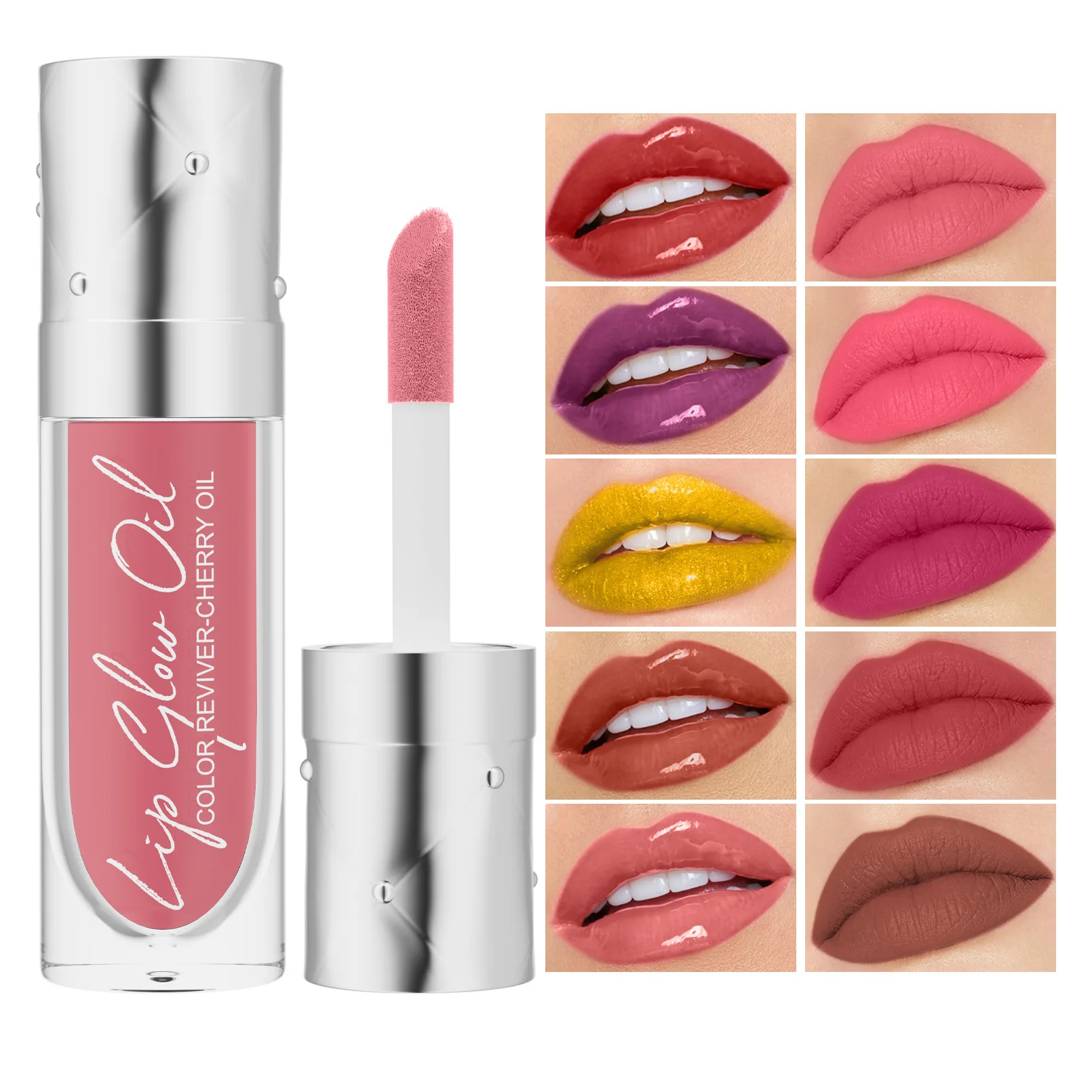 Clear Crystal Jelly Lip Gloss Moisturizing Lip Oil Long-lasting Lipgloss Non-Sticky Sexy Gloss Lip Glaze Korean Makeup