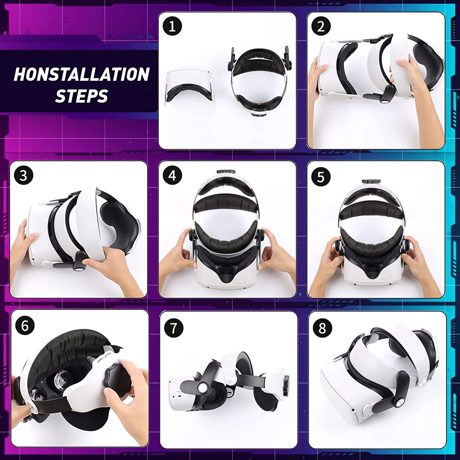 oculus quest 2 accessories meta verse vr strap QUEST 2 ELITE STRAP for oculus quest 2