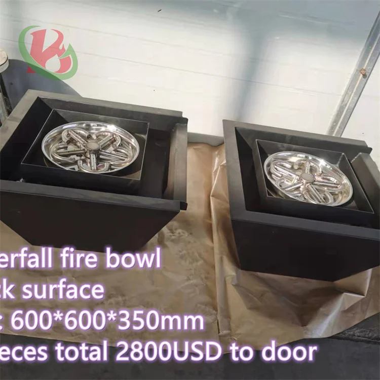 Factory outlet fire pit pool waterfall Outdoor villa courtyard fountain