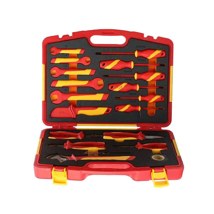 Screwdriver vde socket insulated ratchet tools set box heavy duty all in one for home