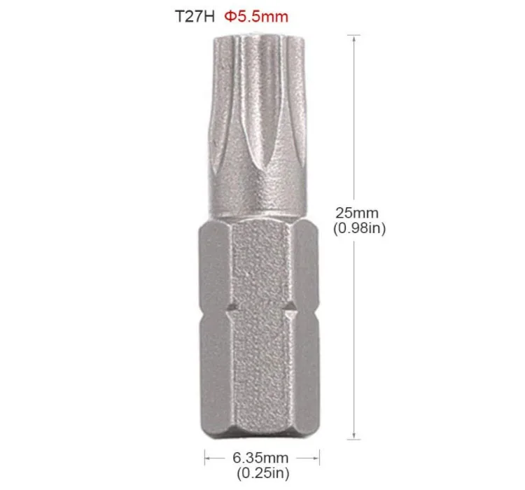 TOOLJOY S2 steel Screwdriver bits 50mm 75mm torx  T10 T15 T20 T25 bits for repair