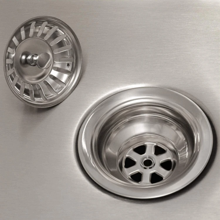 3-1/2 Inch Kitchen Sink Drain Assembly with Strainer stainless steel sink filter