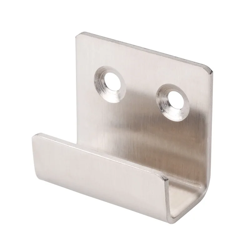 Custom stainless steel ceramic tile pendant hanging code fixed wall brick display  bracket square board  dry hook