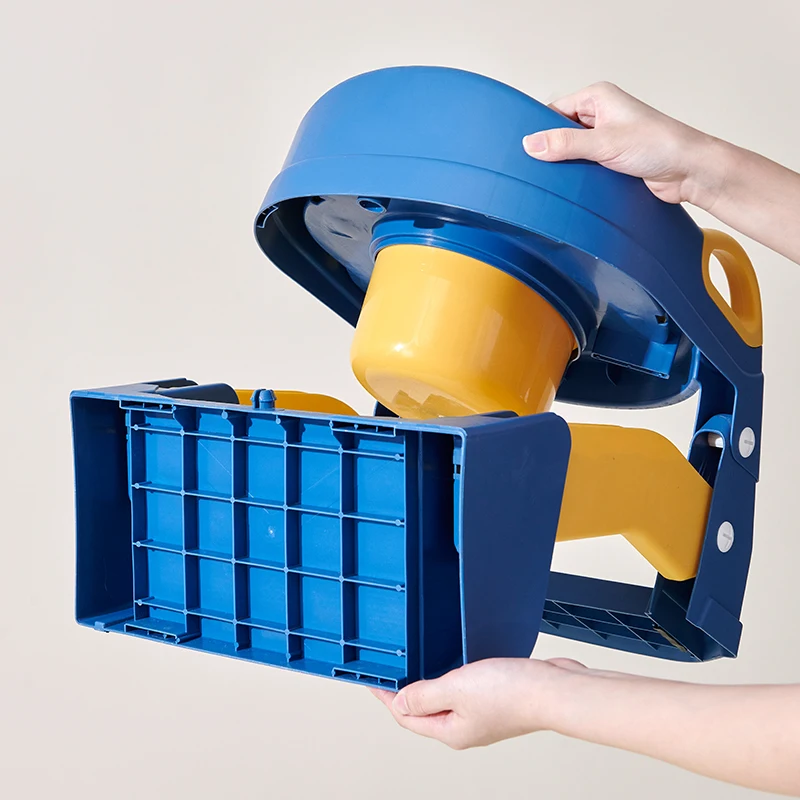 2-in-1 Plastic portable kids baby potty training children toilet seat with step stool ladder