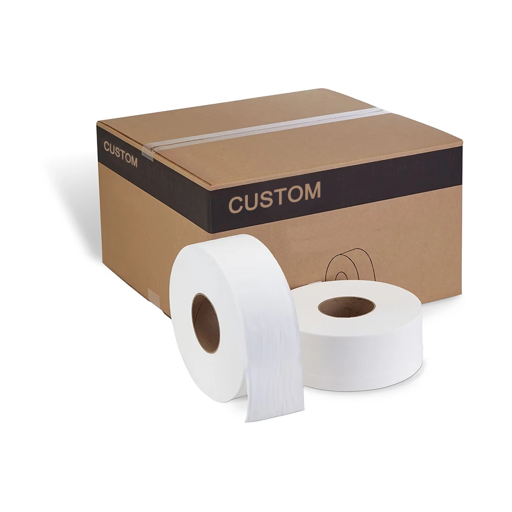 Eco Friendly Soft 2 3 Ply Big Jumbo Roll Toilet Paper Bamboo Roll Jumbo Roll Bamboo Paper