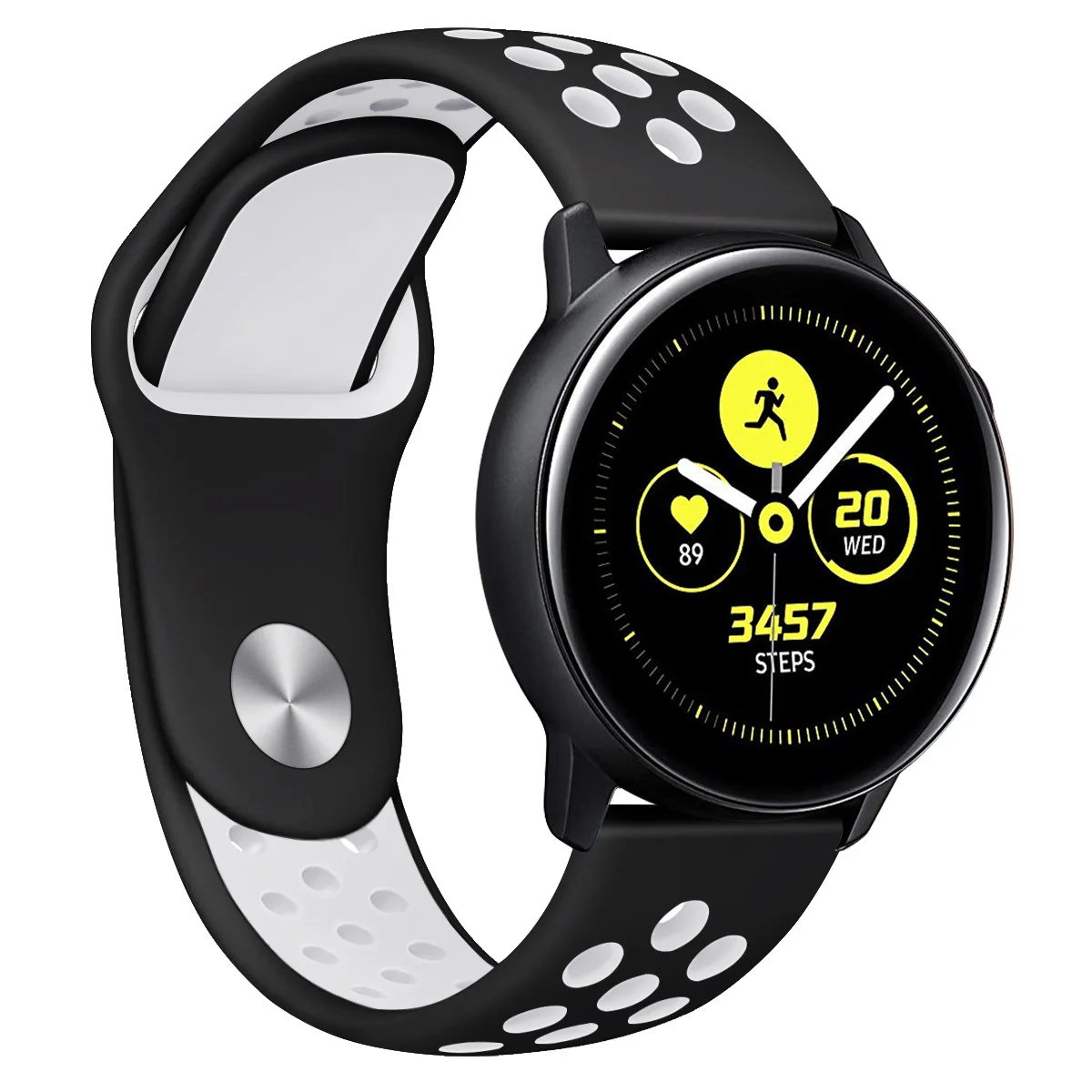Custom 20mm 22mm Silicone Watch Bands For Samsung Galaxy Active 2 Watch Straps
