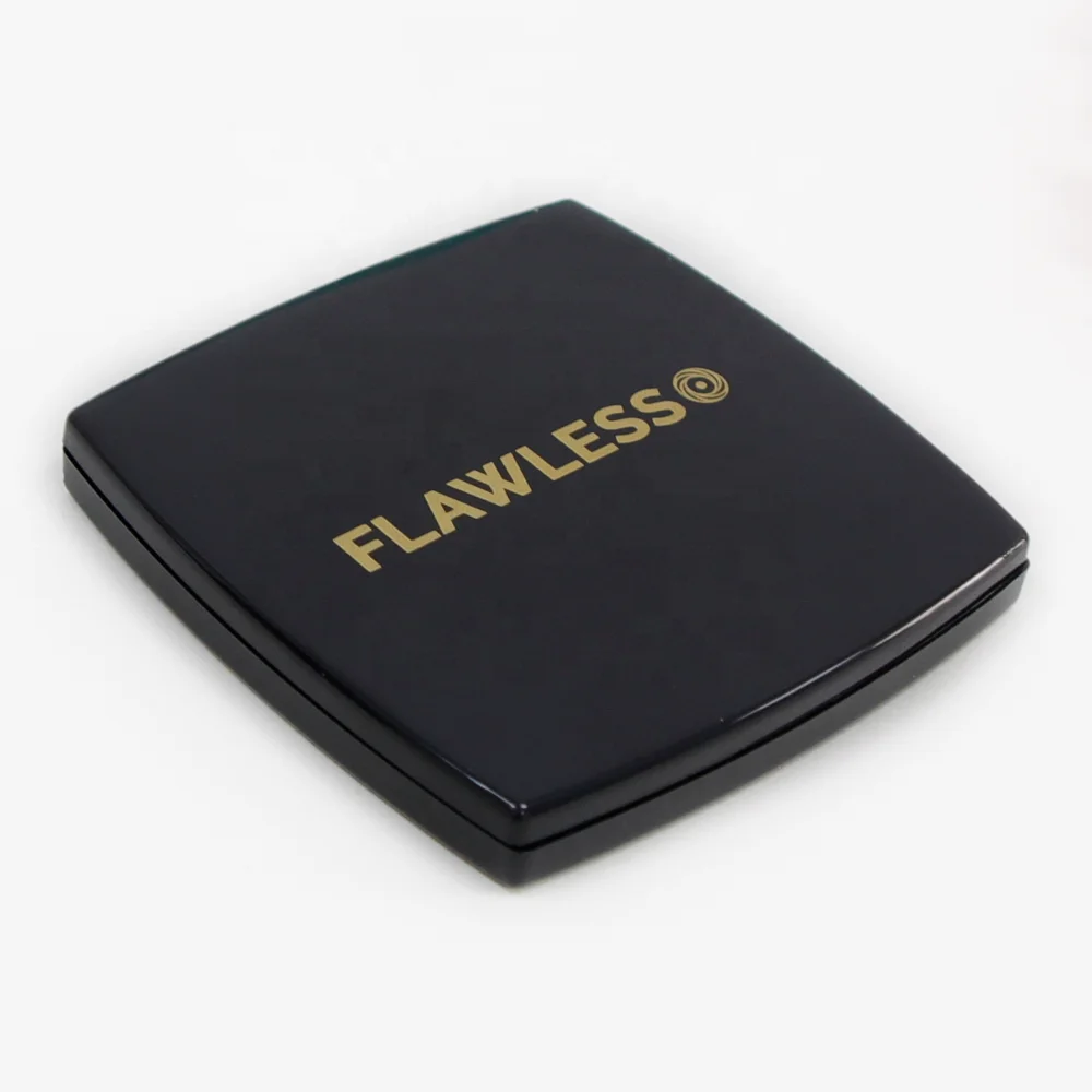 Wholesale Compact Pocket Cosmetic Mirror Foldable Square Shape Plastic Private Label Pocket Mirror