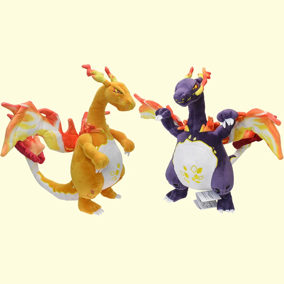 Super Giant Fire Dragon plush action figure Fire Dragon Million mega small Fire dragon doll toy Pokemon Charizard