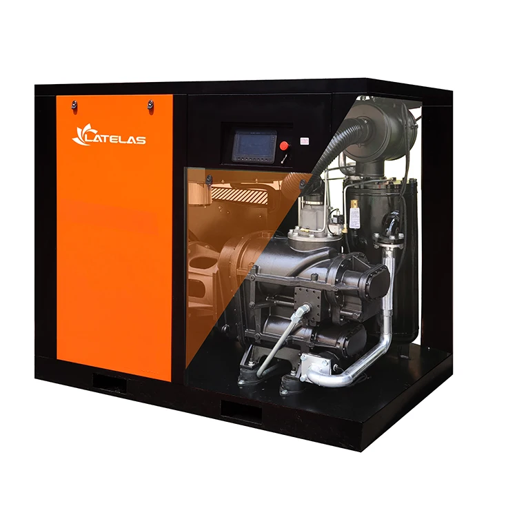 500Kw 10Bar steam turbine screw air compressor