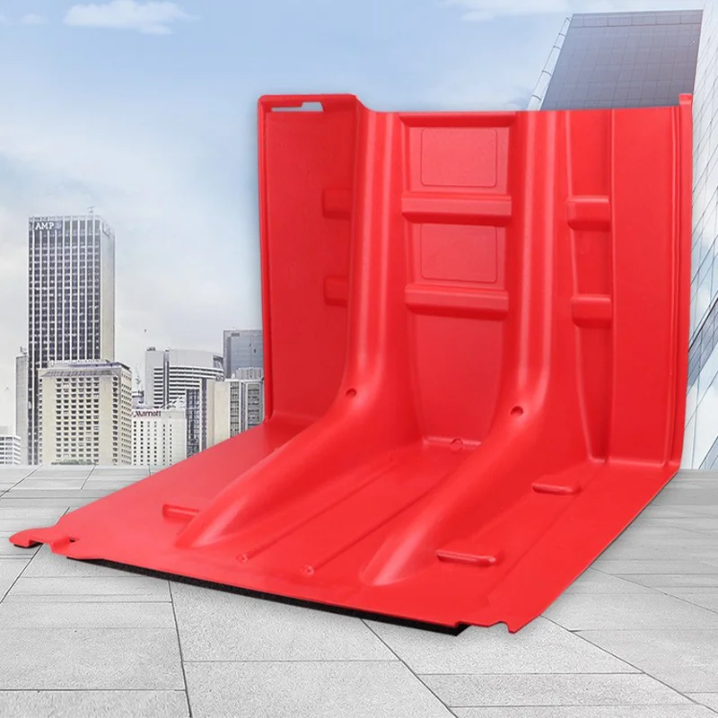Plastic Flood Barrier Manufacturers Garage Subway Entrance Temporary Flood Waterproofing Removable L Shape Flood Barriers
