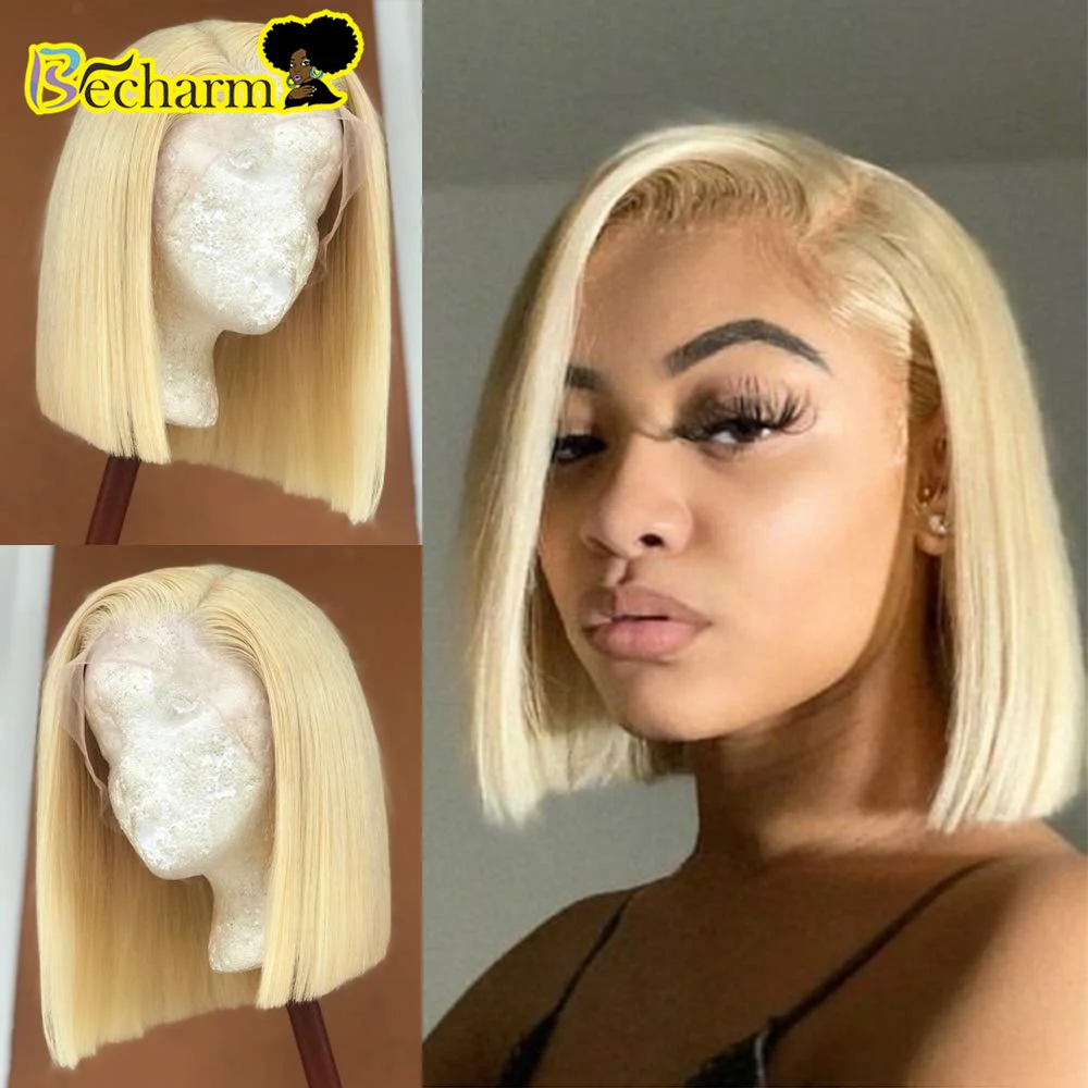 Wholesale Lace Front Wig,Preplucked Bleached Knots Human Hair Lace Wig,Cuticle Aligned Dropshipping Lace Frontal Mink Wig Vendor