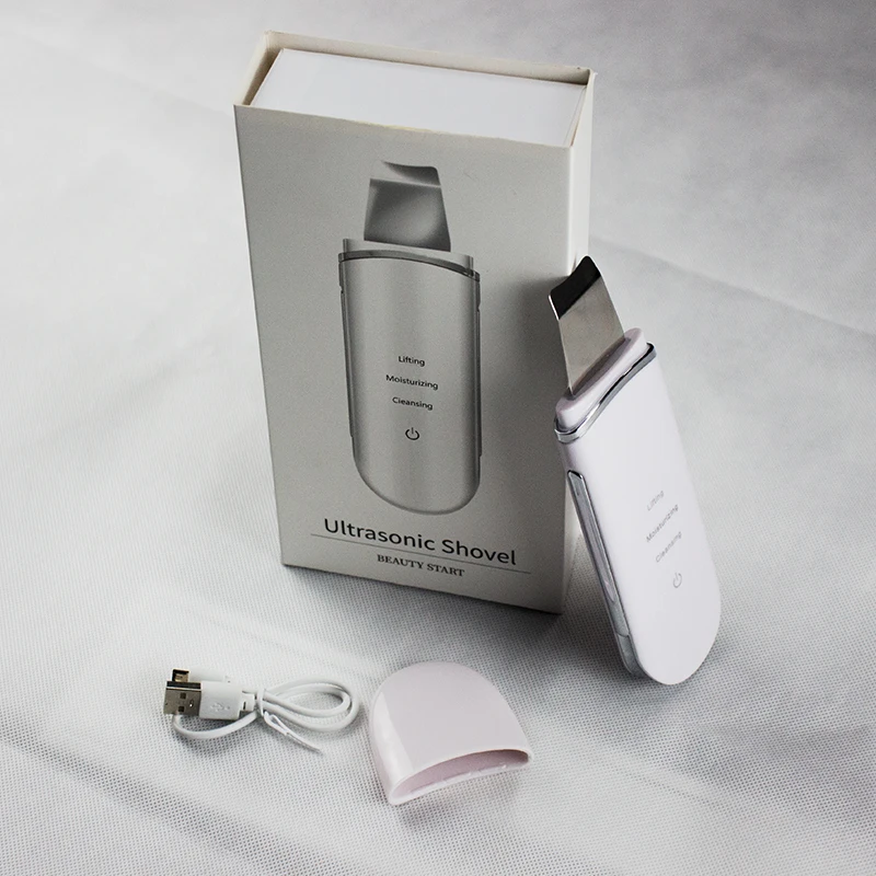 Cavitation Machine Ultrasonic Skin Scrubber Facial Beauty Vibration Massage Vacuum Blackhead Remover Ultrasonic Skin Scrubber