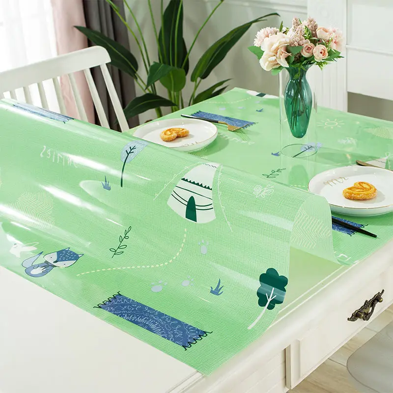 Hot sell Waterproof Rectangle Smooth Tabletop PVC Printed Plastic Oilcloth Disposable Picnic Tablecloth In Roll