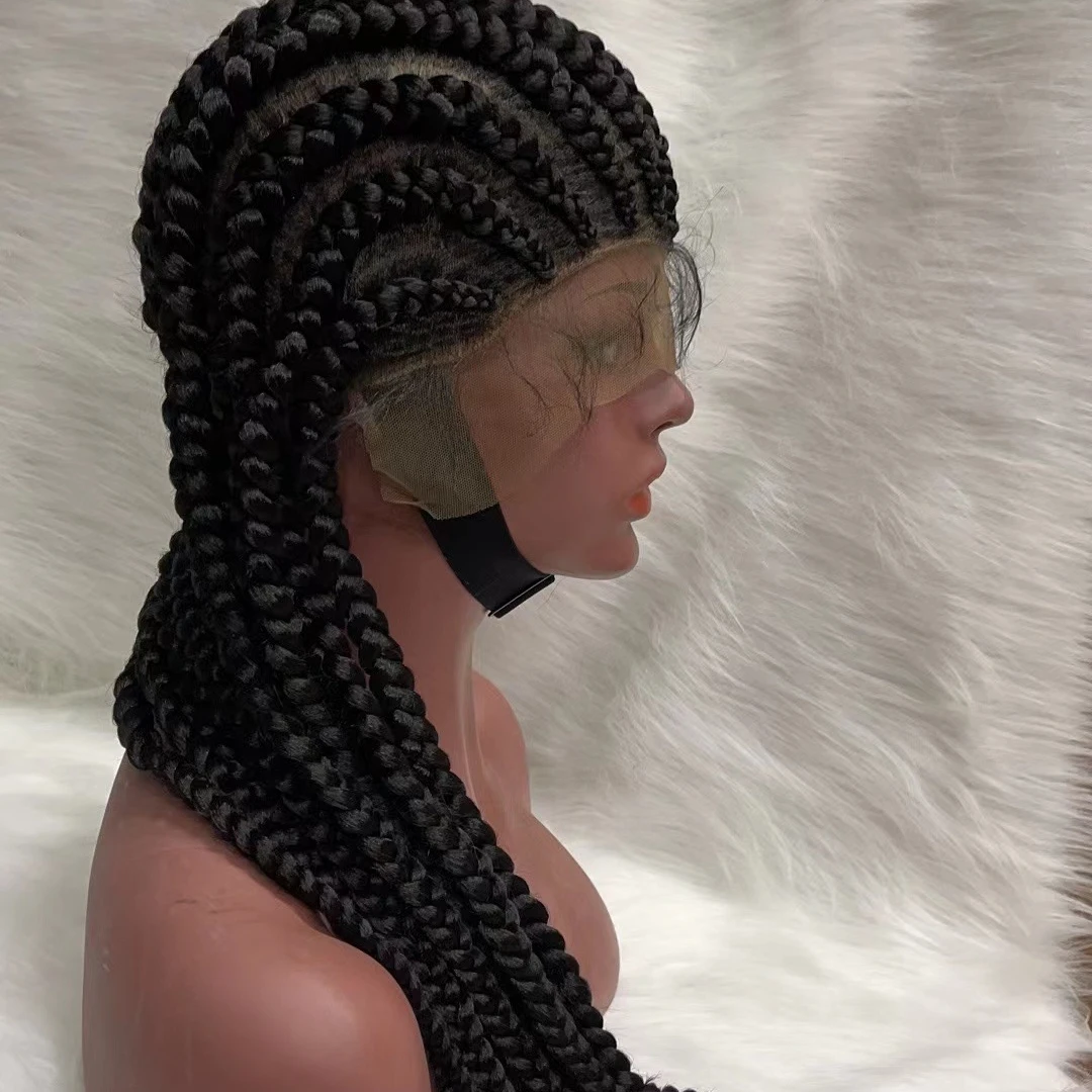 synthetic beauty braid hair 180 density american pixie wigs cheapest wig long hair black 30inch  high quality lace perruque