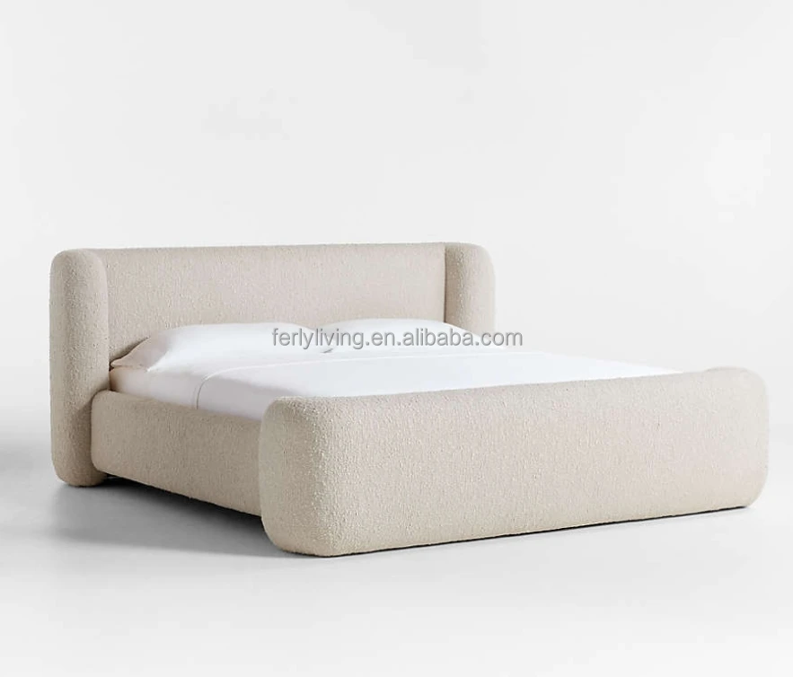 FERLY Hot Selling Luxury Modern Comfortable Furniture Bedroom Bed Upholstered Modern Bed For Bedroom Furniture Bed