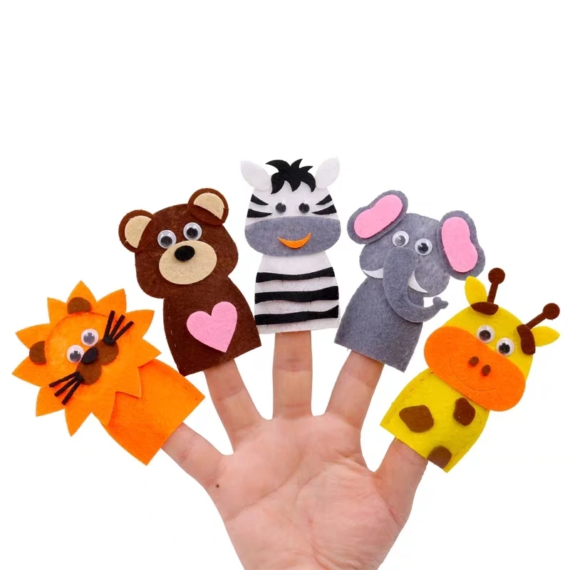 Toys & Hobbies Factory Direct Sale Diy Felt Hand Finger Puppet Toys For 1-5 Years KidsOther Toys & Hobbies