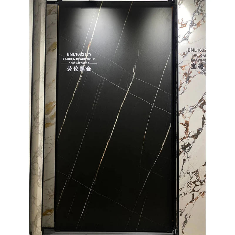 Matte 12mm thickness 1600x3200MM Big Slabs Floor sintered stone big slate