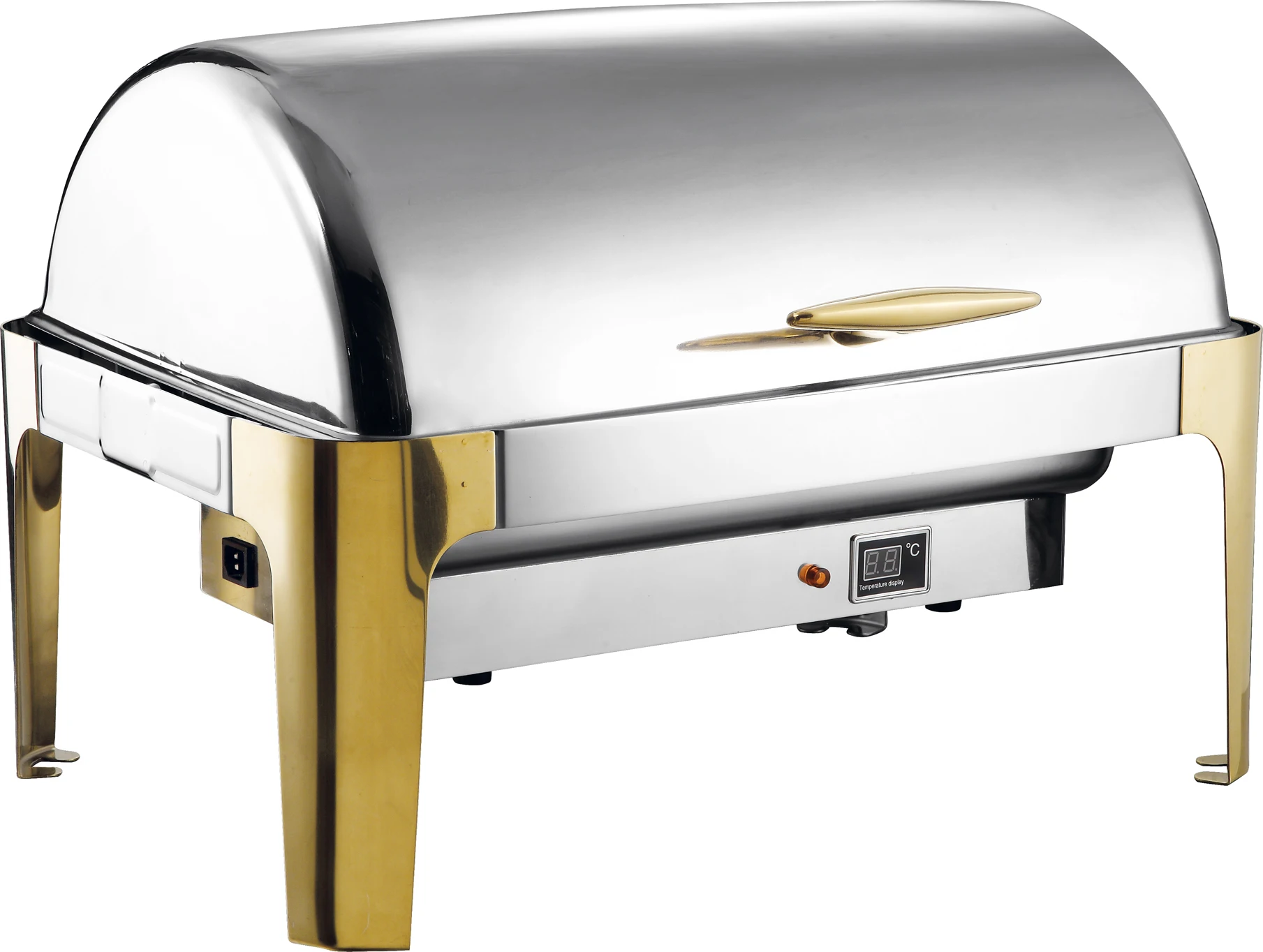 High Quality Kitchen Equipment Stainless Steal Food Warmer Buffet Stove Chafing Dish for Restaurant and Hotel